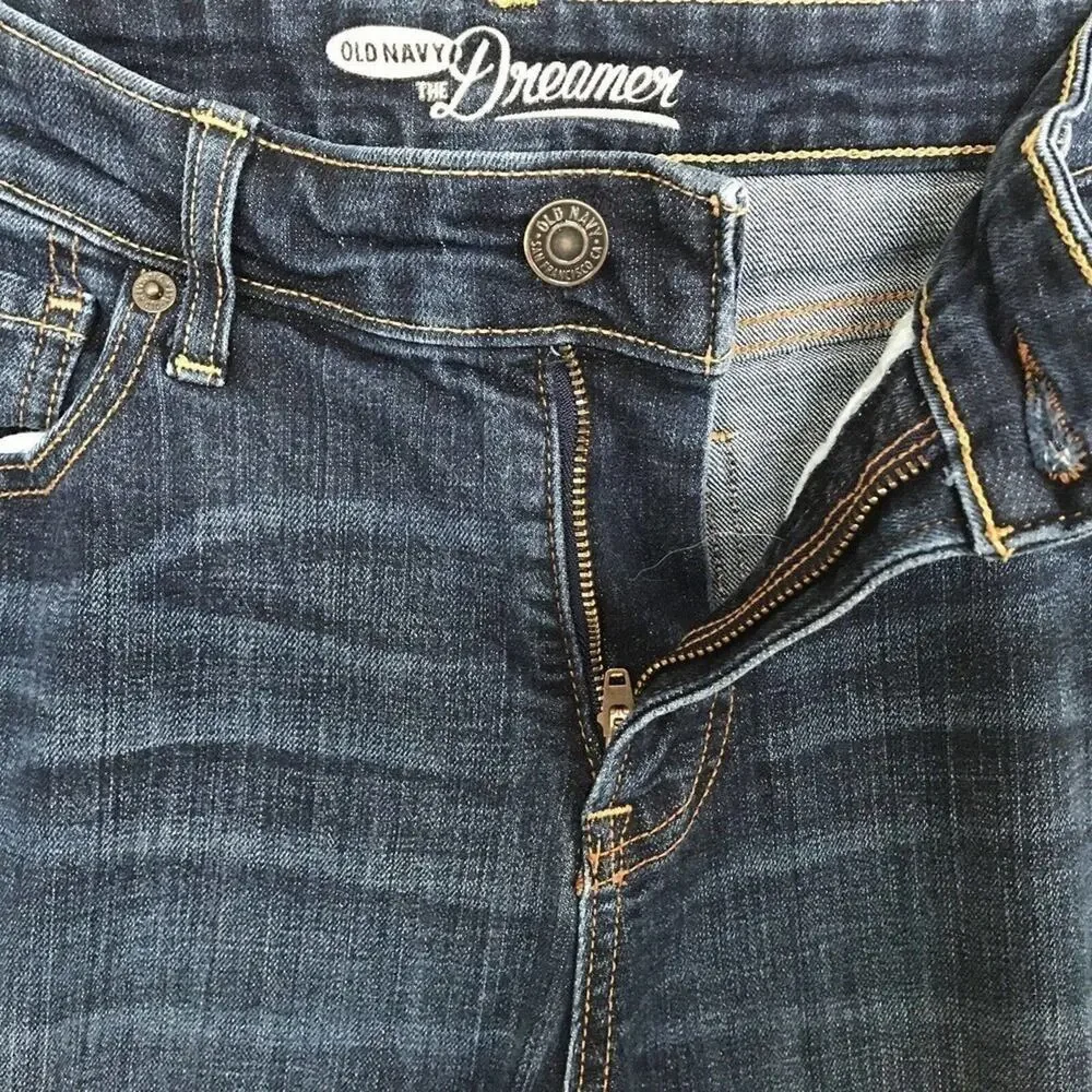 Old Navy Dreamer Boot Cut Stretch Jeans 10R Ladies Nice Buy Pre-Owned